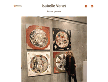 Tablet Screenshot of isabelle-venet.com